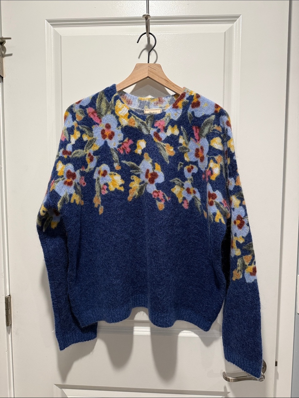 Sezane Lyanna Jumper - Sézane X Aimie Poetry Blue - Size XXL